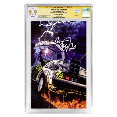 Michael J. Fox Autographed Back to the Future #1 CGC Signature Series 9.9 Mint with Corbyn Kern Variant Cover