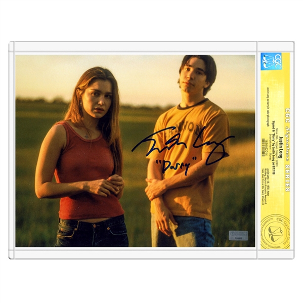 Justin Long Autographed Jeepers Creepers Trish and Darry 8x10 Photo *CGC Signature Series 
