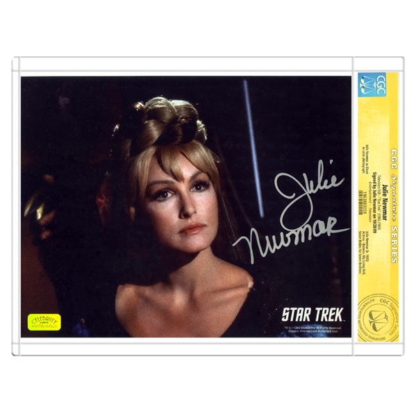 Julie Newmar Autographed Star Trek Eleen 8x10 Photo * CGC Signature Series