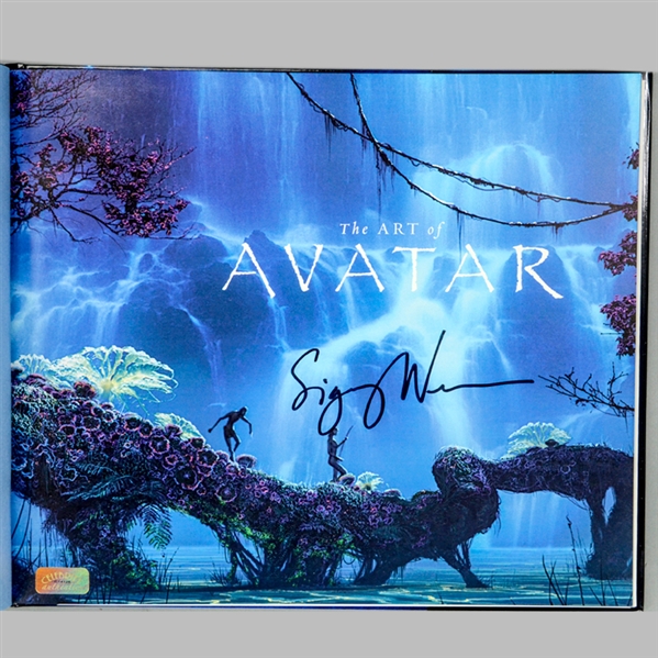 Sigourney Weaver Autographed The Art of Avatar James Camerons Epic Adventures Book