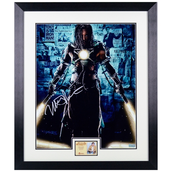 Mickey Rourke Autographed Iron Man 2 16x20 Whiplash Framed Poster