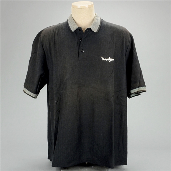 1999 Any Given Sunday Miami Sharks Screen Worn Polo Shirt with Letter of Authenticity signed by Jamie Foxx