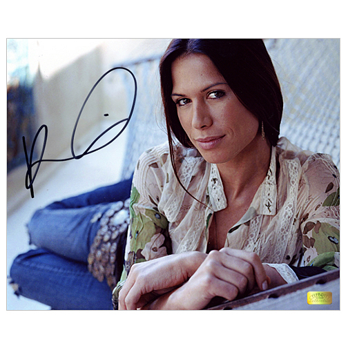 Lot Detail - Rhona Mitra Autographed Hammock 8x10 Photo