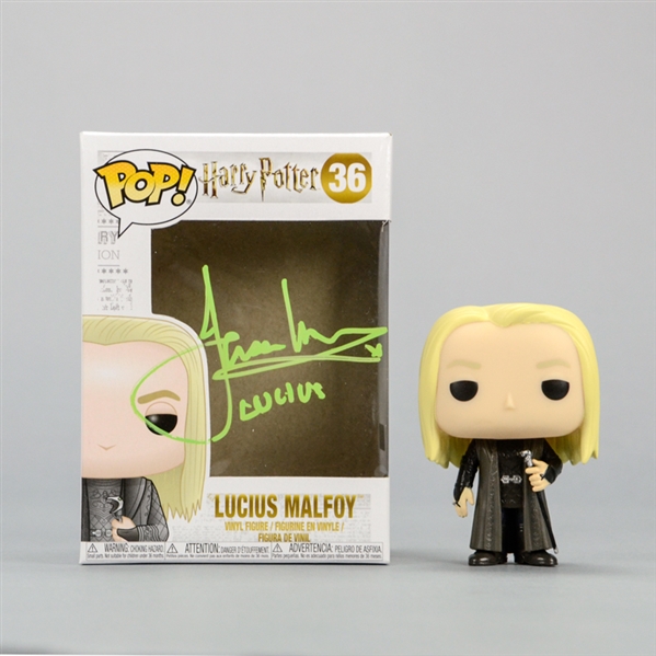 Jason Isaacs Autographed Harry Potter Lucius Malfoy POP Vinyl Figure #36