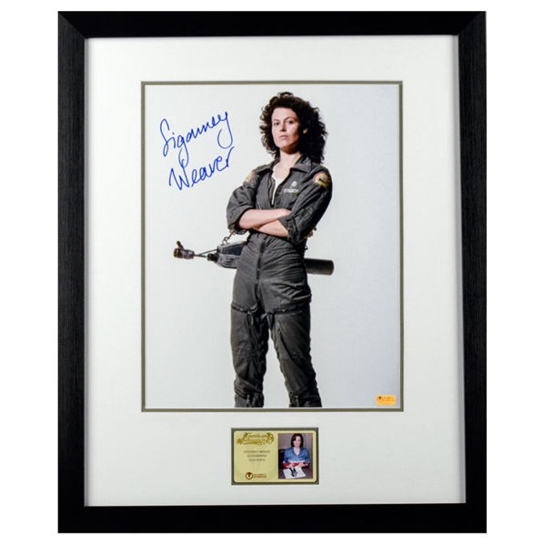 Sigourney Weaver Autographed Alien Lt. Ellen Ripley 11x14 Framed Photo