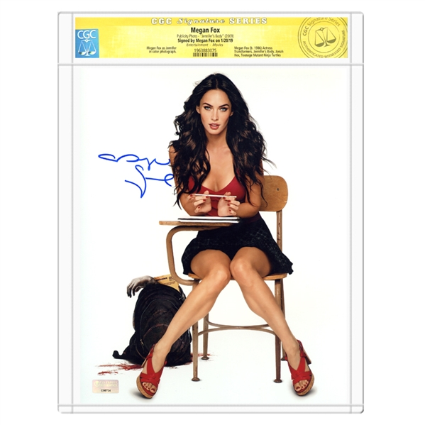 Megan Fox Autographed Jennifers Body 8x10 Photo * CGC Signature Series
