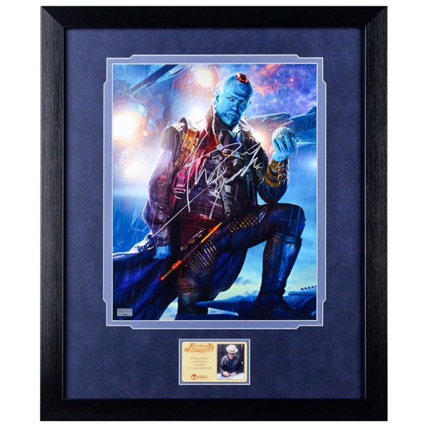 Michael Rooker Autographed Guardians of the Galaxy Yondu 11x14 Framed Photo W/ Yondu Inscription