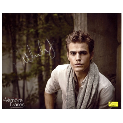 Paul Wesley Autographed 8×10 Vampire Diaries Photo
