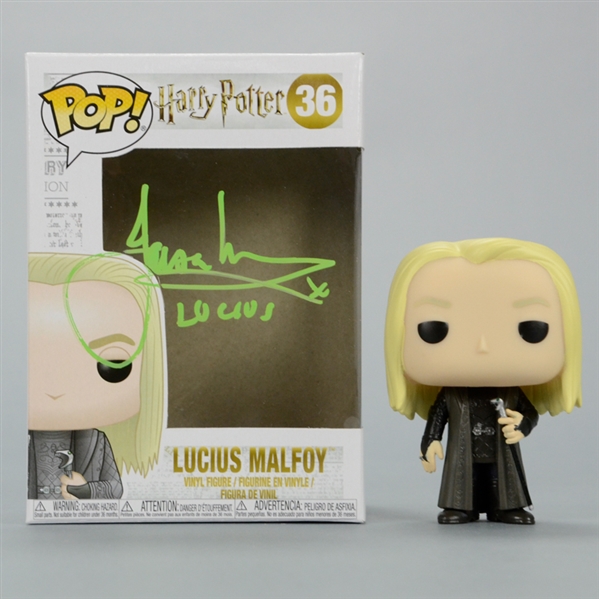 Jason Isaacs Autographed Harry Potter Lucius Malfoy POP Vinyl Figure #36
