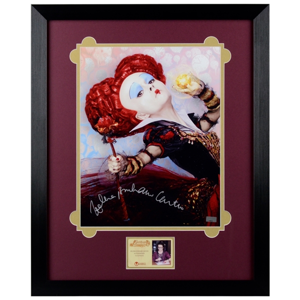 Helena Bonham Carter Autographed Alice in Wonderland The Red Queen 11x14 Framed Photo