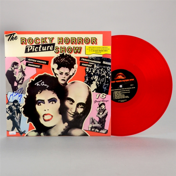 Tim Curry, Meat Loaf Autographed The Rocky Horror Picture Show Soundtrack LP Album Red Version