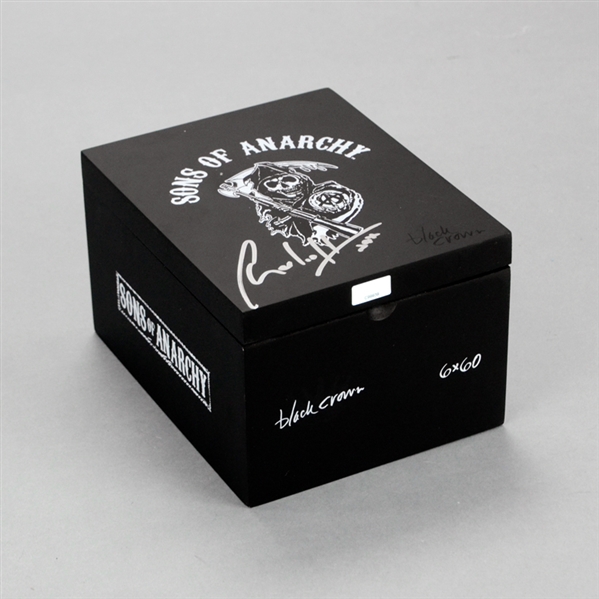 Charlie Hunnam Autographed Sons of Anarchy Cigar Box