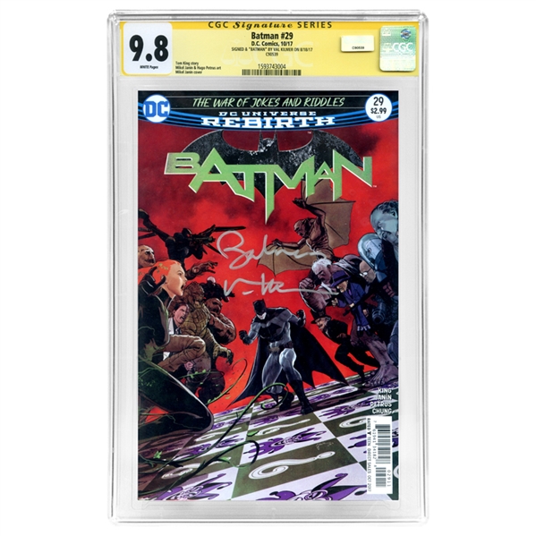 Val Kilmer Autographed Batman #29 CGC Signature Series 9.8