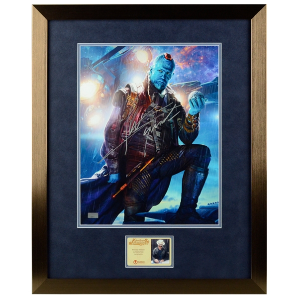 Michael Rooker Autographed Guardians of the Galaxy Yondu 11x14 Framed Photo with Yondu Inscription