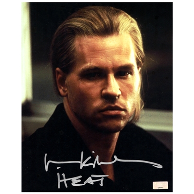 Val Kilmer Autographed Heat 8×10 Portrait Photo with Heat Inscription