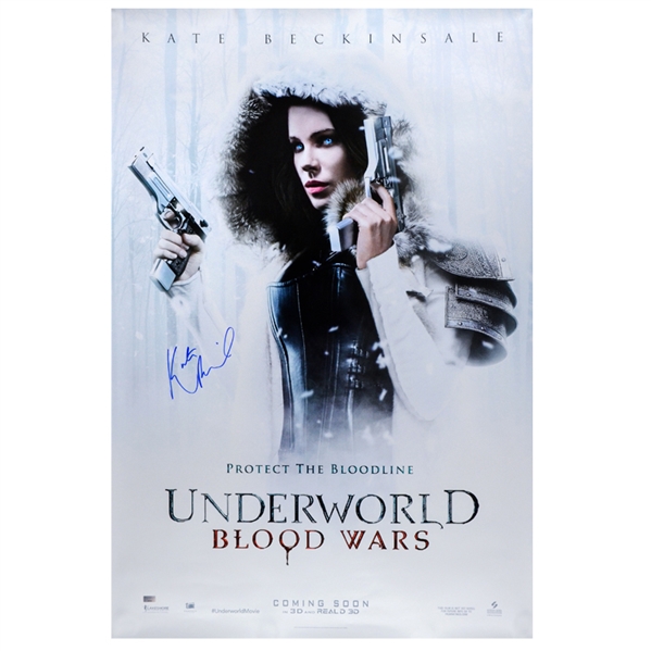 Kate Beckinsale Autographed Underworld Blood Wars Original Single-Sided 27x40 Movie Poster