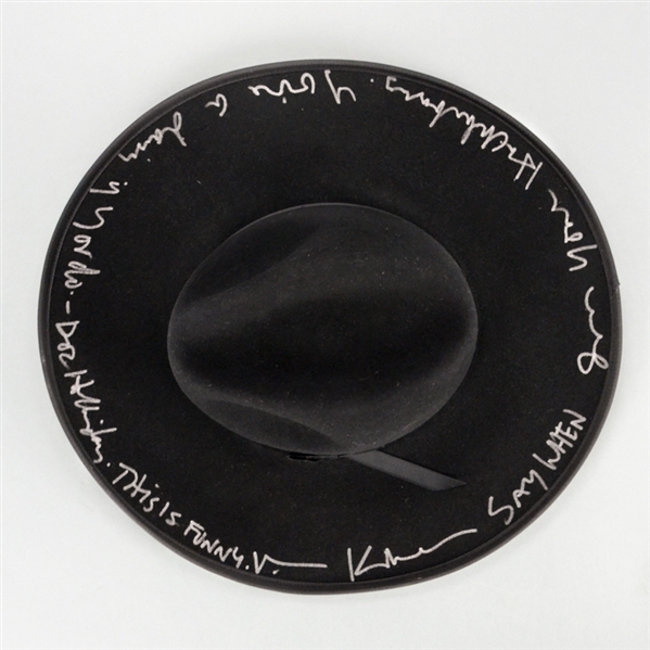 Val Kilmer Autographed Tombstone Doc Holiday Custom Hat with Multiple Inscriptions, Kilmer Letter of Authenticity 