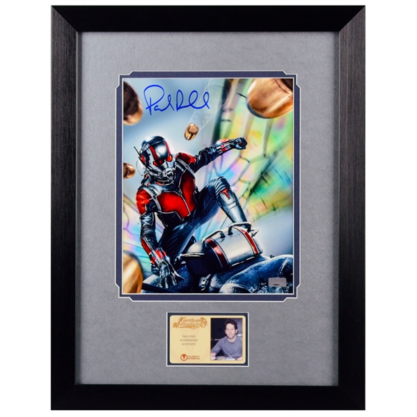 Paul Rudd Autographed Ant-Man 8x10 Framed Action Photo