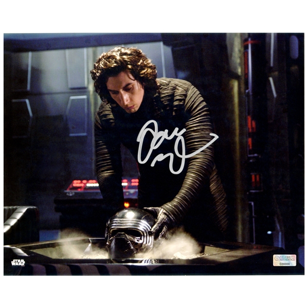 Adam Driver Autographed Star Wars: The Force Awakens Kylo Ren 8×10 Interrogation Scene Photo