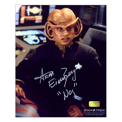 Aron Eisenberg Autographed 8×10 Star Trek: Deep Space Nine Nog Bridge Photo