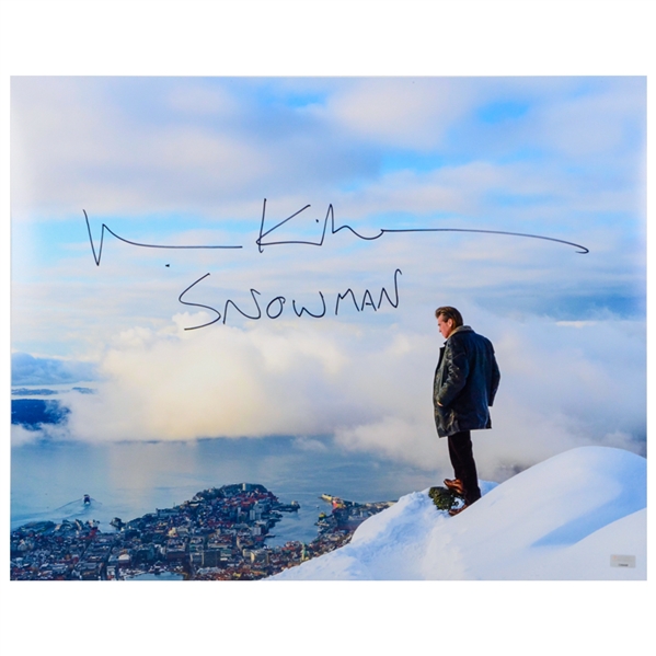 Val Kilmer Autographed The Snowman 16×20 Photo with Snowman Inscription