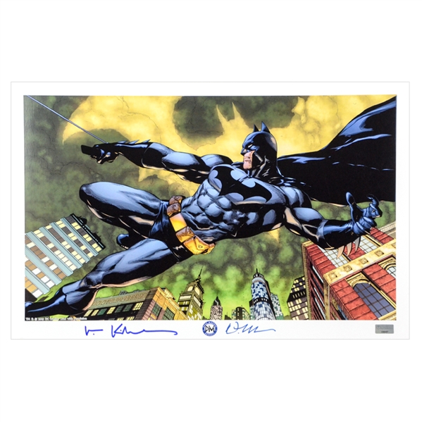 Val Kilmer, Doug Mahnke Autographed Batman Doug Mahnke Print 11x17 Photo