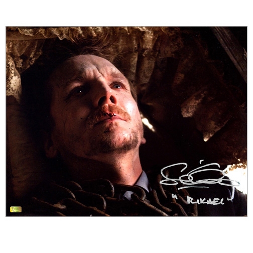 Sebastain Roche Autographed 8×10 Vampire Diaries Death of Mikael Photo