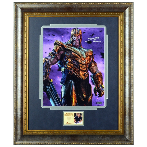 Josh Brolin Autographed Thanos 11x14 Framed Photo