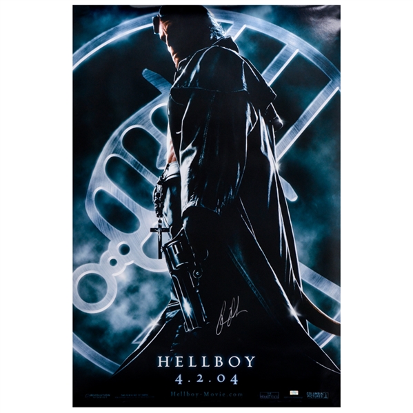 Ron Perlman Autographed Hellboy Original 27x40 Double-Sided Movie Poster