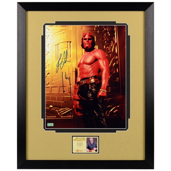 Ron Perlman Autographed Hellboy 11x14 Framed Photo