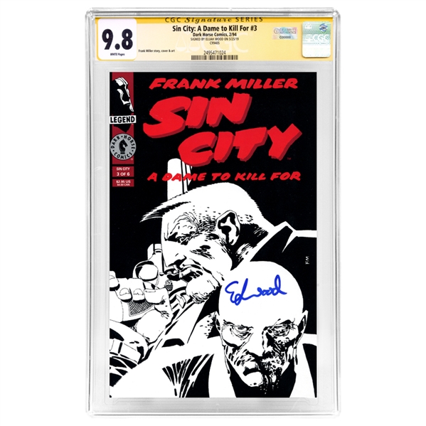 Elijah Wood Autographed 1994 Sin City: A Dame to Kill For #3 CGC Signature Series 9.8 Mint