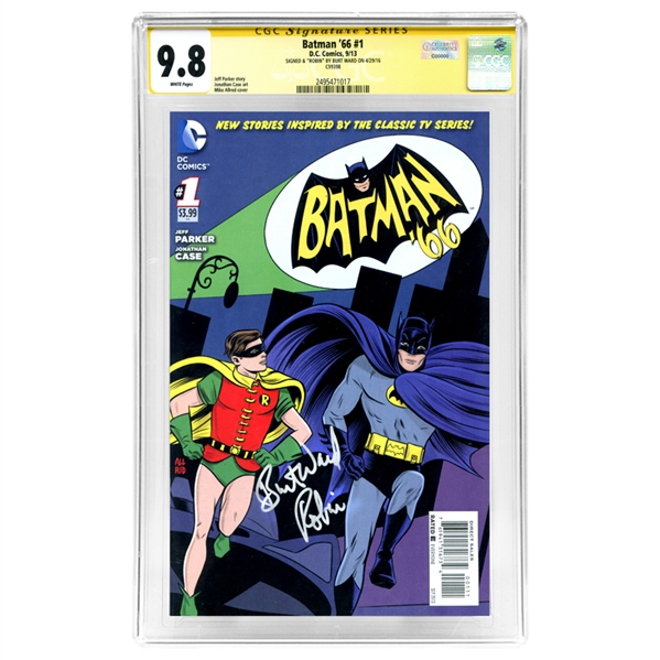Burt Ward Autographed 2013 Batman 66 #1 CGC Signature Series 9.8 Comic