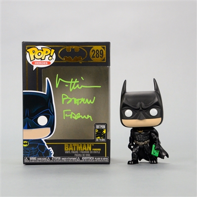 Val Kilmer Autographed Batman Forever POP Vinyl #289 with Batman Forever Inscription
