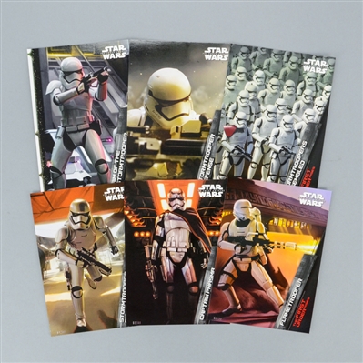 Star Wars The Force Awakens Trading Card Set (Lot of 6)