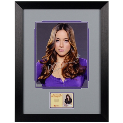 Chloe Bennet Autographed Agents of S.H.I.E.L.D. Agent Skye 8×10 Framed Photo