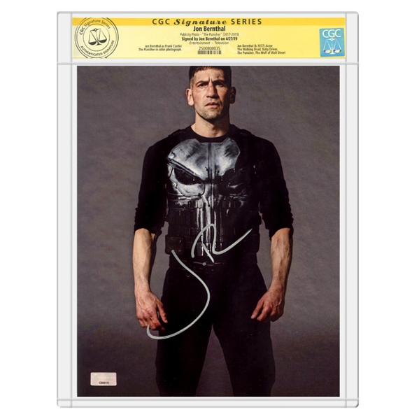 Jon Bernthal Autographed Netflix The Punisher 8x10 Photo * CGC Signature Series