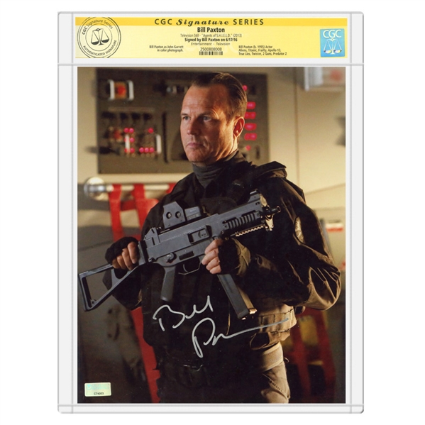 Bill Paxton Autographed Agents of S.H.I.E.L.D. John Garrett 8x10 Photo * CGC Signature Series