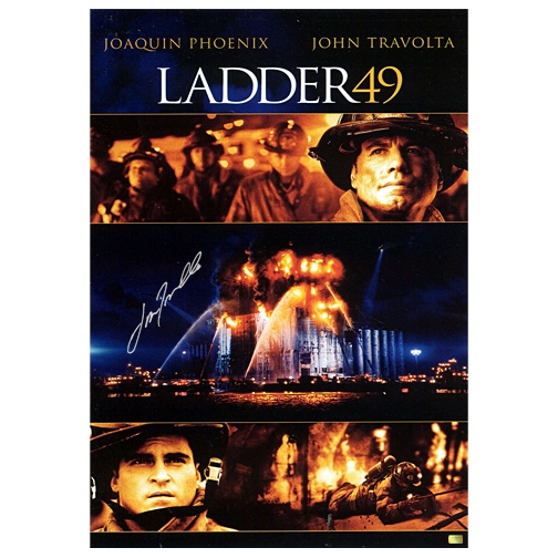 John Travolta Autographed 2004 Ladder 49 16x24 Poster