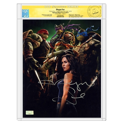Megan Fox Autographed Teenage Mutant Ninja Turtles 8×10 Photo * CGC Signature Series