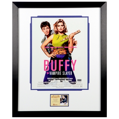 Kristy Swanson Autographed 1992 Buffy the Vampire Slayer 11x14 Framed Poster