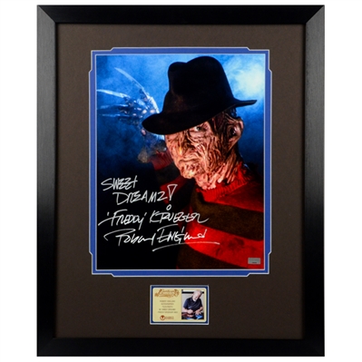 Robert Englund Autographed Freddy Krueger Close Up 11x14 Framed Photo