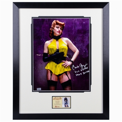 Carla Gugino Autographed 2009 Watchmen Sally Jupiter 11x14 Framed Photo
