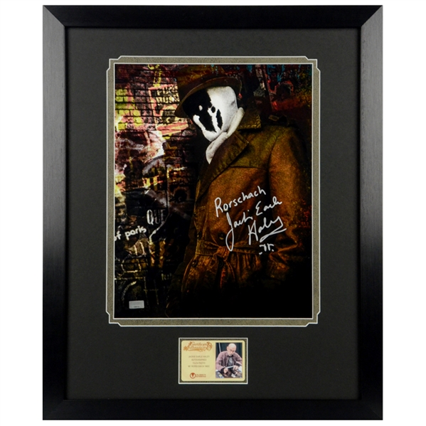 Jackie Earle Haley Autographed 2009 Watchmen Rorschach 11x14 Framed Photo