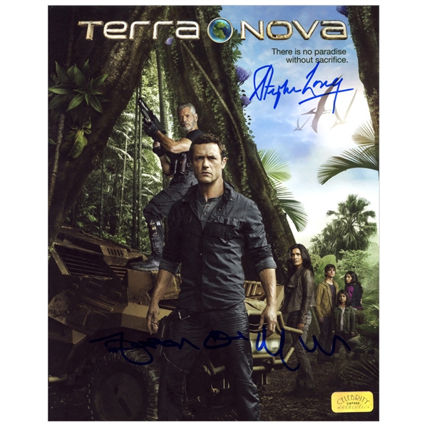 Stephen Lang, Jason OMara Autographed Terra Nova Promo 8x10 Photo