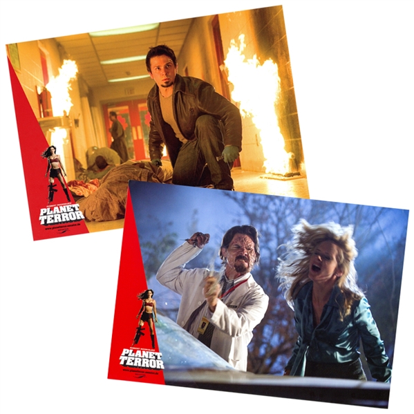 Planet Terror Lobby Cards Set of 2