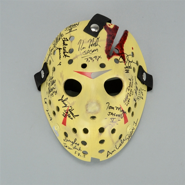 Friday the 13th Jason Voorhees Cast Autographed Mask Series 2 