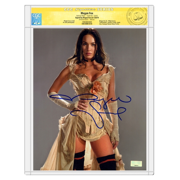 Megan Fox Autographed Jonah Hex Lilah 8x10 Photo * CGC Signature Series