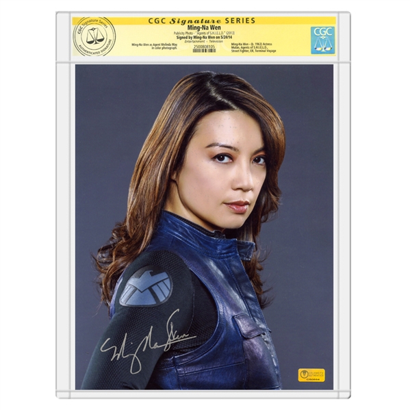 Ming-Na Wen Autographed Agents of S.H.I.E.L.D. Agent May 8x10 Studio Photo * CGC Signature Series