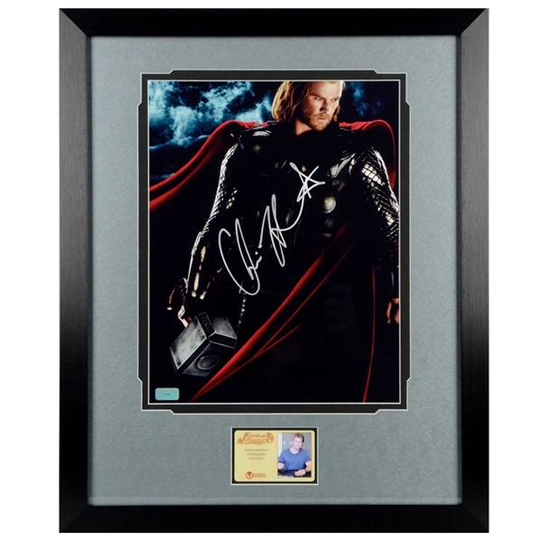 Chris Hemsworth Autographed Thor 11x14 Framed Photo