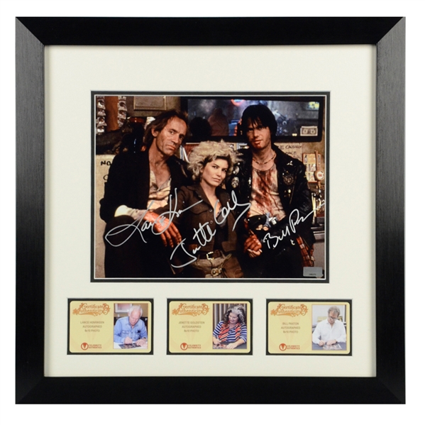 Bill Paxton, Lance Henriksen, Jenette Goldstein Autographed Near Dark 8x10 Framed Photo